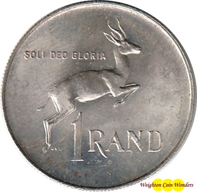 10 x 1966 South Africa 1 Rand Silver Coin